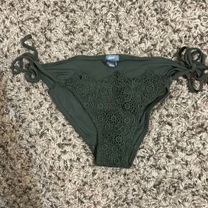 Aerie crochet string bikini bottom